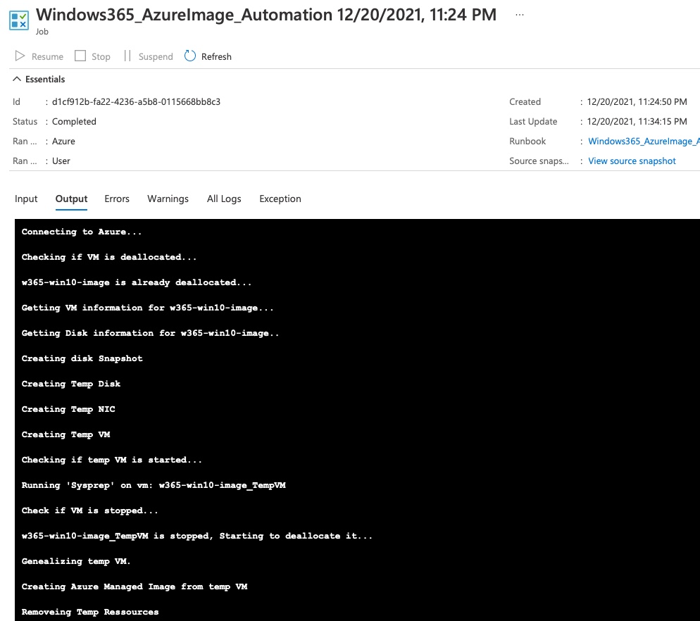 Windows 365 Custom Image management